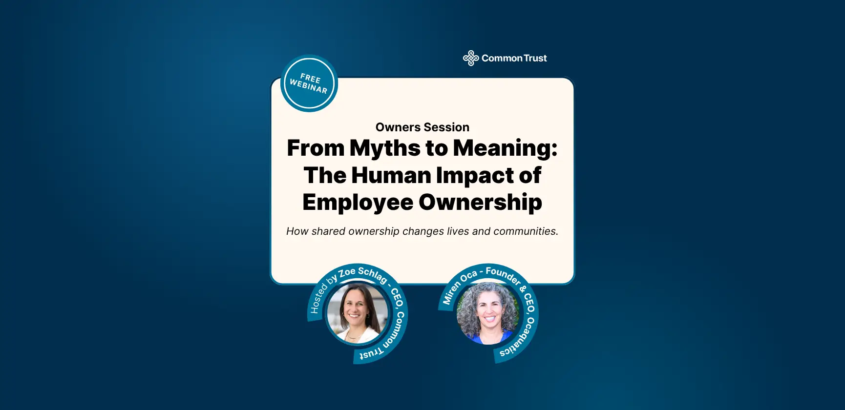 Owners Session: From Myths to Meaning — The Human Impact of Employee Ownership